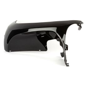 Rechtes vorderes schwarzes Seitenpanel Str8 für MBK Ovetto/Yamaha Neo's ab 2008