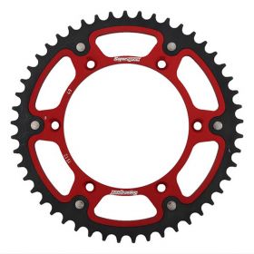 CORONA SUPERSPROX STEALTH RST NERO ROSSO - 1512 - PASSO 520 Z 49 DENTI RED