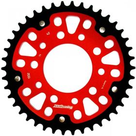 CORONA SUPERSPROX STEALTH RST NERO ROSSO - 1332 PASSO 525 - Z 42 DENTI RED