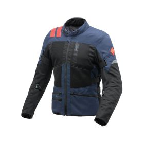 Giacca T.UR transfer hydroscud nera blu a 2 strati omologata