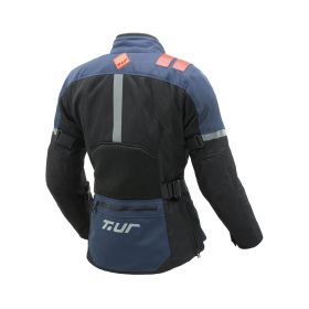 Giacca donna T.UR transfer hydroscud lady nera blu a 2 strati omologata