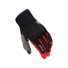 T.UR g-six summer gloves black red with European certification