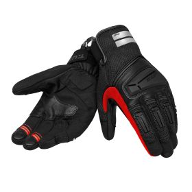 T.UR g-five Hydroscud Waterproof Summer Gloves Black Red Approved