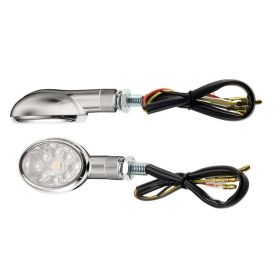T4TUNE genehmigte 'Oval' Silberblinker mit LED