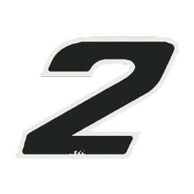 Autocollants numero moto T4TUNE 050105