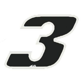Autocollants numero moto T4TUNE 050126
