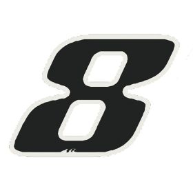 Autocollants numero moto T4TUNE 050131