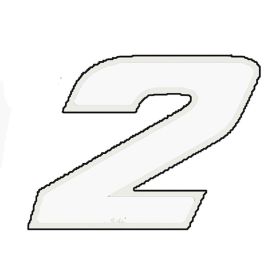 T4TUNE 050135 Motorcycle numbers decals