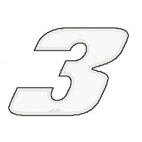 Autocollants numero moto T4TUNE 050136