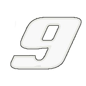 Autocollants numero moto T4TUNE 050142