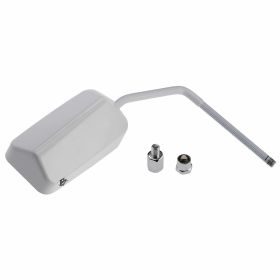 Specchietto manubrio T4TUNE modello F1 reversibile bianco