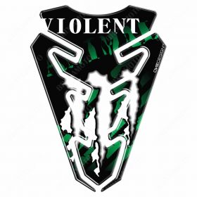 ADESIVO SERBATOIO VIOLENT GREEN 050283