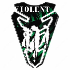 Adesivo paraserbatoio T4TUNE violent verde