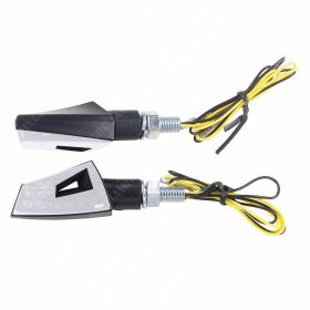 Coppia frecce T4TUNE led Bolt nere