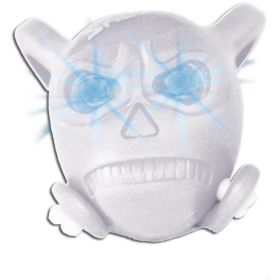 T4TUNE Blauer Totenkopf-Gegengewicht mit LED