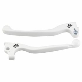 T4TUNE Weißes Trommelbremshebel-Paar für Peugeot Ludix