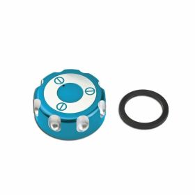 T4TUNE Blauer Kraftstofftankdeckel für Derbi Senda