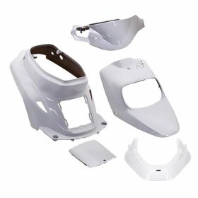 T4TUNE White Fairing Kit 5 Pieces for Booster Spirit 1999-2003