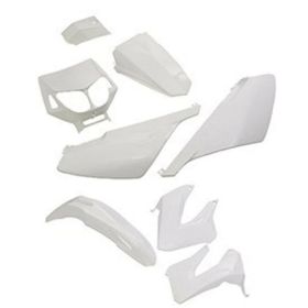 Kit carene bianche T4TUNE Derbi 8 pezzi
