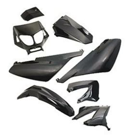 Kit carene nere T4TUNE Derbi 8 pezzi