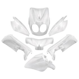 T4TUNE 7-teiliges Verkleidungsset Weiß für Mbk Ovetto
