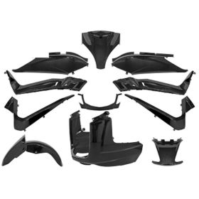 Kit carene 11 pezzi nero T4TUNE per Yamaha X-Max 125