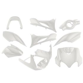 9-teiliges Verkleidungskit Weiß T4TUNE für Mbk Mach G/Yamaha Jog R