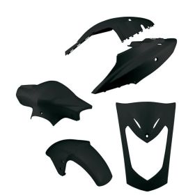 Kit carene 5 pezzi nero T4TUNE per Agility 50 2T-4T RS R12