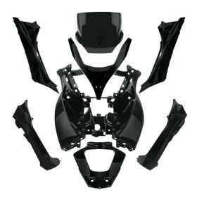 T4TUNE Verkleidungskit 8 Teile Schwarz für Piaggio MP3 125-250-300-400-500