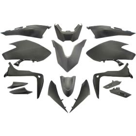 Kit carene nero opaco T4TUNE 15 pezzi per Yamah T-Max 530 2017