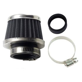 Filtro aria sportivo T4TUNE KN mini D.35-28 nero/argento