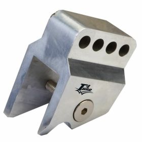 Rialzo ammortizzatore T4TUNE argento 4 fori per Piaggio Typhoon