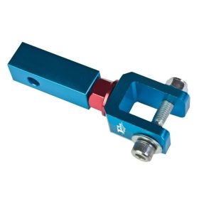 Rialzo ammortizzatore T4TUNE blu 80mm per Peugeot/Minarelli/Cpi