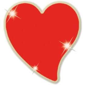 Cuore rinfrangete rosso