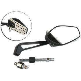 Specchietto manubrio T4TUNE reversible M8 75mm