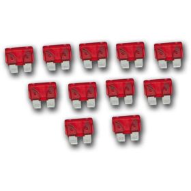 FUSIBILI A LAMA 10A (10 PEZZI)