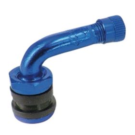 T4TUNE Blaue Aluminium-Pneumatikventil 90 Grad gebogen