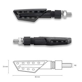 Frecce Led TAAC Luce Posizione Posteriore e Stop con Lente Fumé