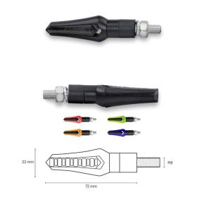 Frecce Led TAAC 5 Cover intercambiabili con Lente Fumé