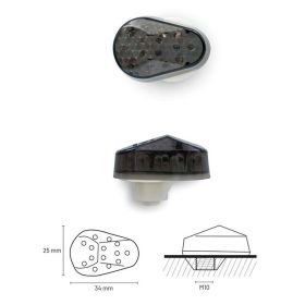 Frecce Led TAAC FR06 con lente Fumé