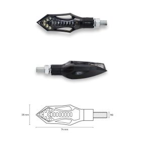 Frecce Led TAAC Luce Posizione Anteriore con Lente fumé