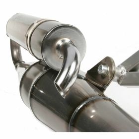 TECNIGAS Racing Next R Exhaust Black Silencer Approved with E-Pass