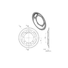 MOTORRAD HINTER KETTENRAD STANDARD PARTS CGN2934