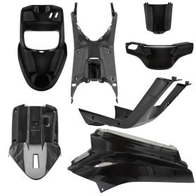 KIT 5 CARENE NERO LUCIDO + 2 NEUTRO