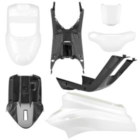KIT 4 CARENE BIANCO LUCIDO + 3 NERO NEUTRO