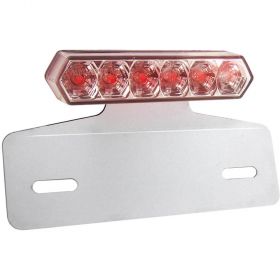TNT 204425 LICENSE PLATE HOLDER WITH TEIL LIGHT
