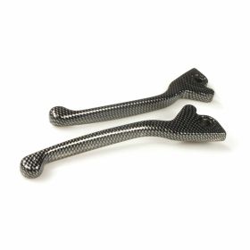Leviers de frein TNT avant/arrière effet carbone en aluminium