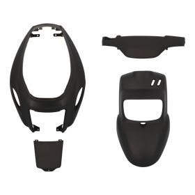 KIT CARENE 4 PEZZI NERO OPACO VERNICIATO