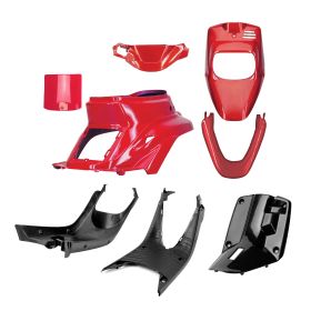 Kit de carénage TNT 8 pièces rouge Scuderia noir