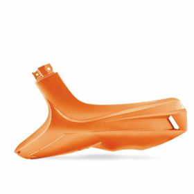 Spoiler métallique orange TNT et personnalisé